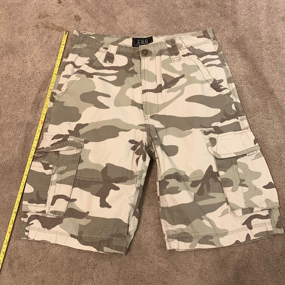 Camouflage Cargo Shorts
